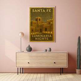 Santa Fe Luminaria Nights Poster
