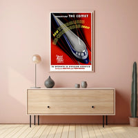 The Comet Train Travel Poster