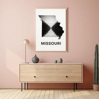 Missouri Landscape Art Poster