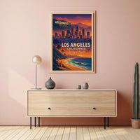 Los Angeles The City of Angels Poster
