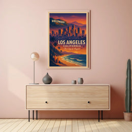 Los Angeles The City of Angels Poster