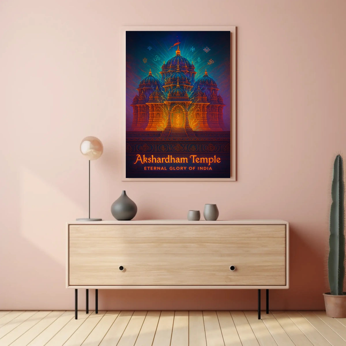 Akshardham Temple Eternal Glory of India Poster