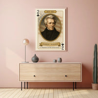Andrew Jackson 7th President Figure Wall Art Poster