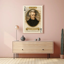 Andrew Jackson 7th President Figure Wall Art Poster