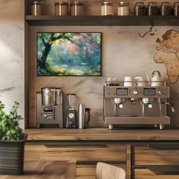 Tranquil Blossom Retreat Poster