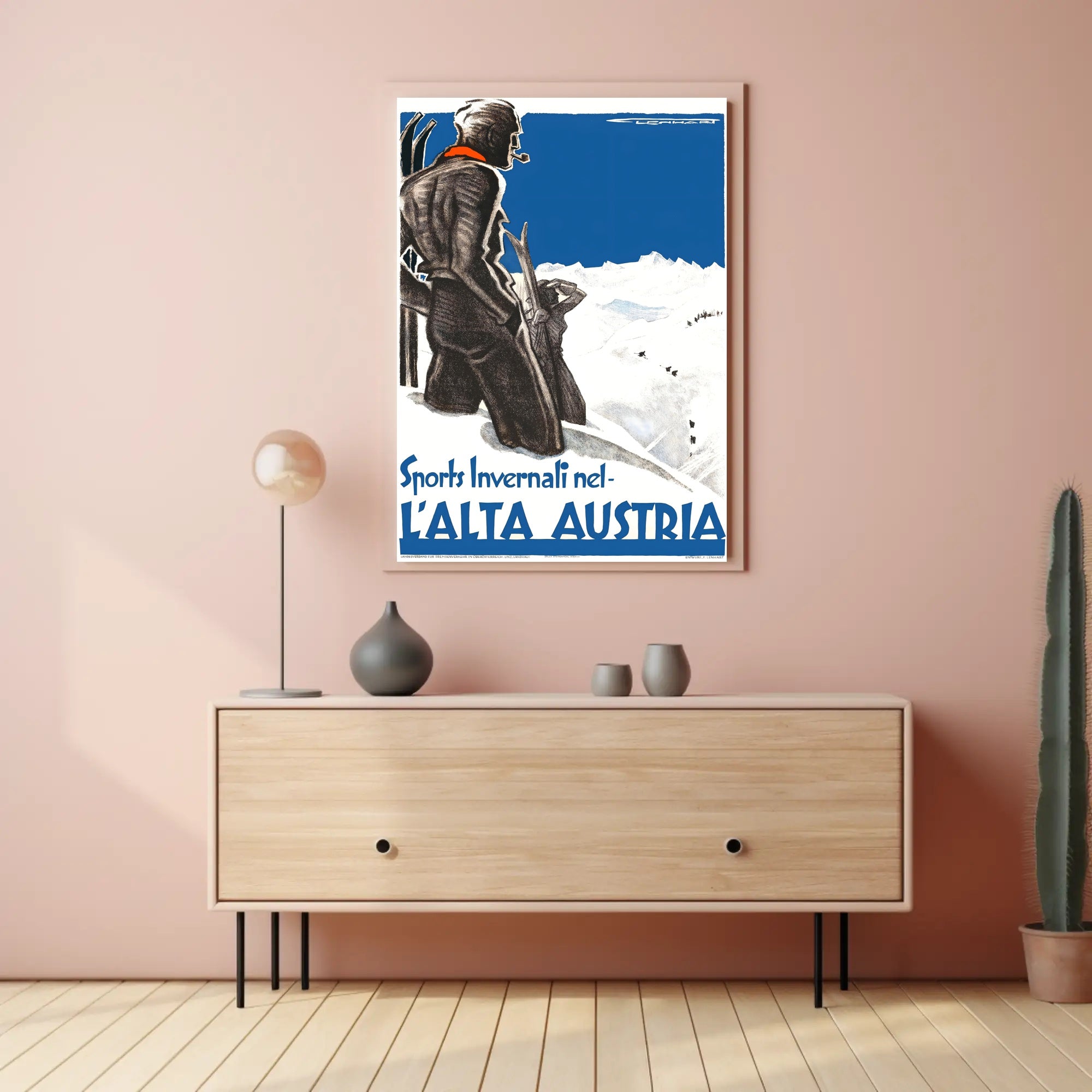 Winter Sports in Upper Austria Poster PosterGoat