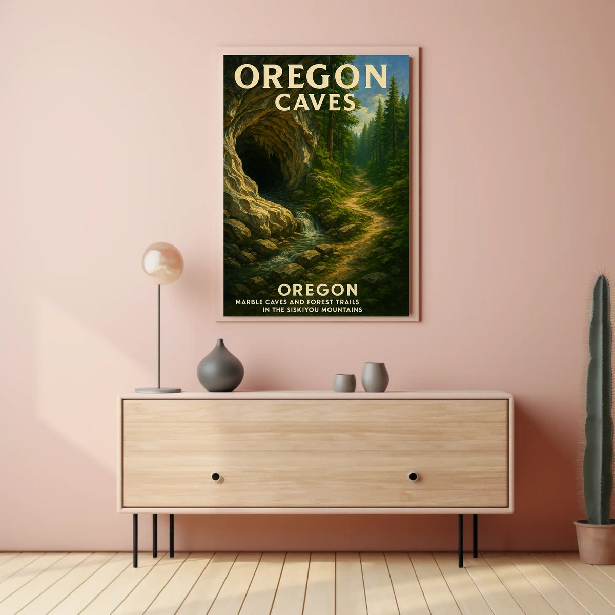Oregon Marble Caves Poster