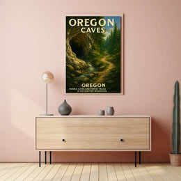 Oregon Marble Caves Poster
