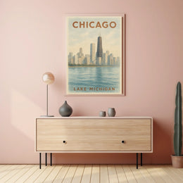 Chicago Skyline Poster