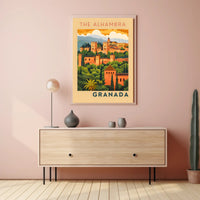 The Alhambra in Granada Poster