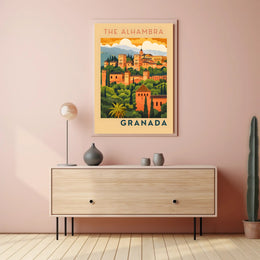 The Alhambra in Granada Poster