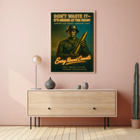 Every Round Counts 1941 Conservation Poster
