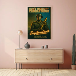 Every Round Counts 1941 Conservation Poster