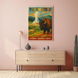 Yellowstone National Park Poster