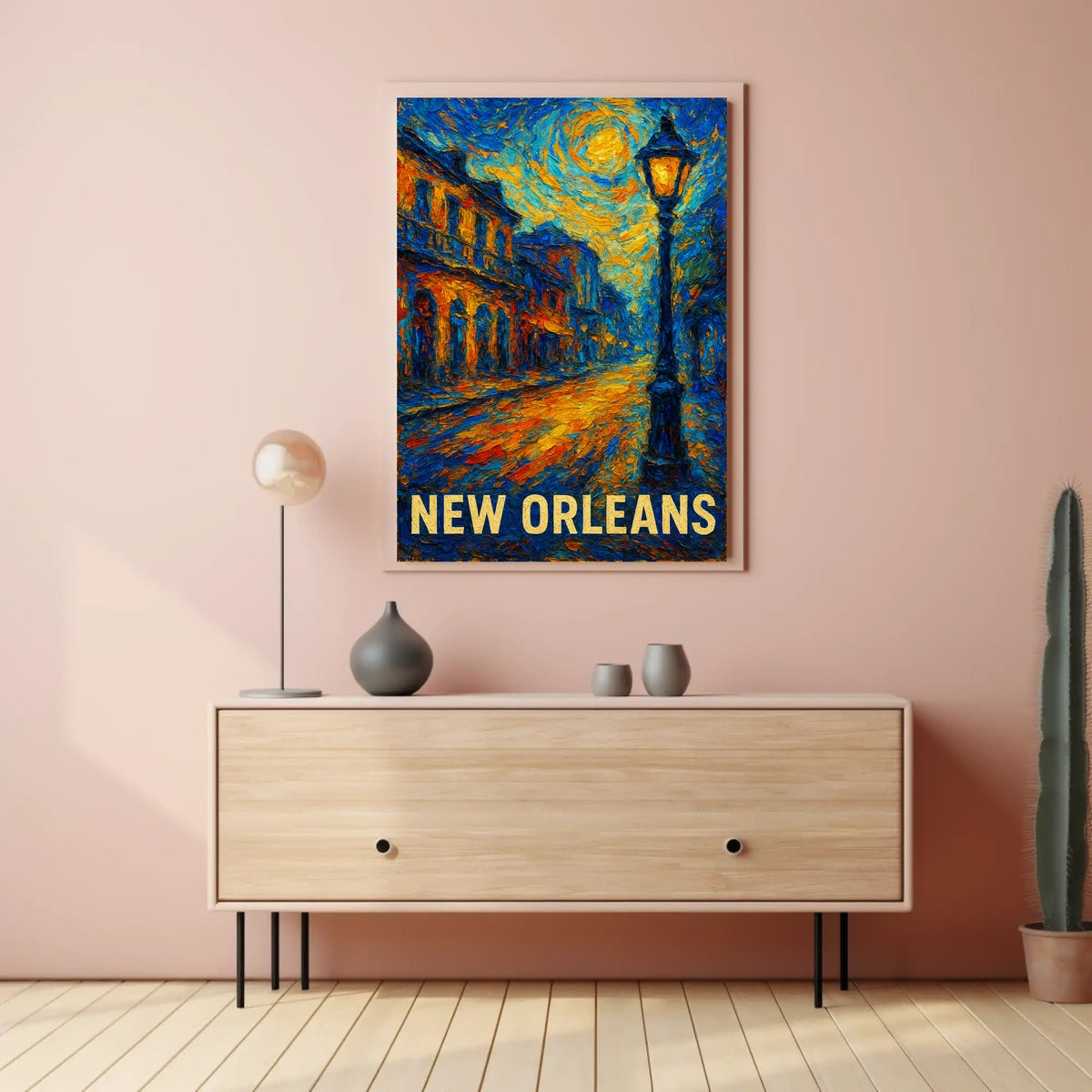 New Orleans Nightscape Poster