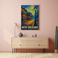 New Orleans Nightscape Poster