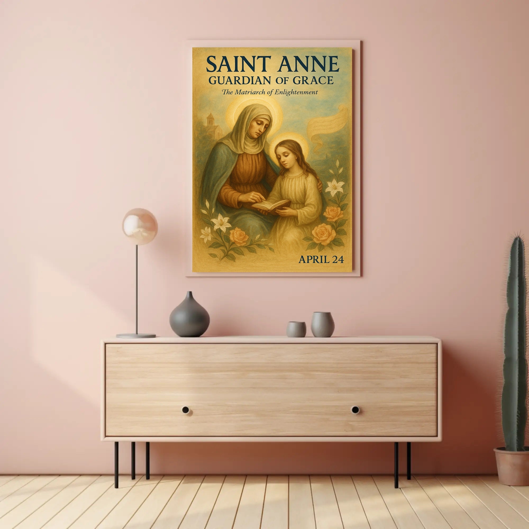 Saint Anne's Grace and Enlightenment Heritage Poster PosterGoat