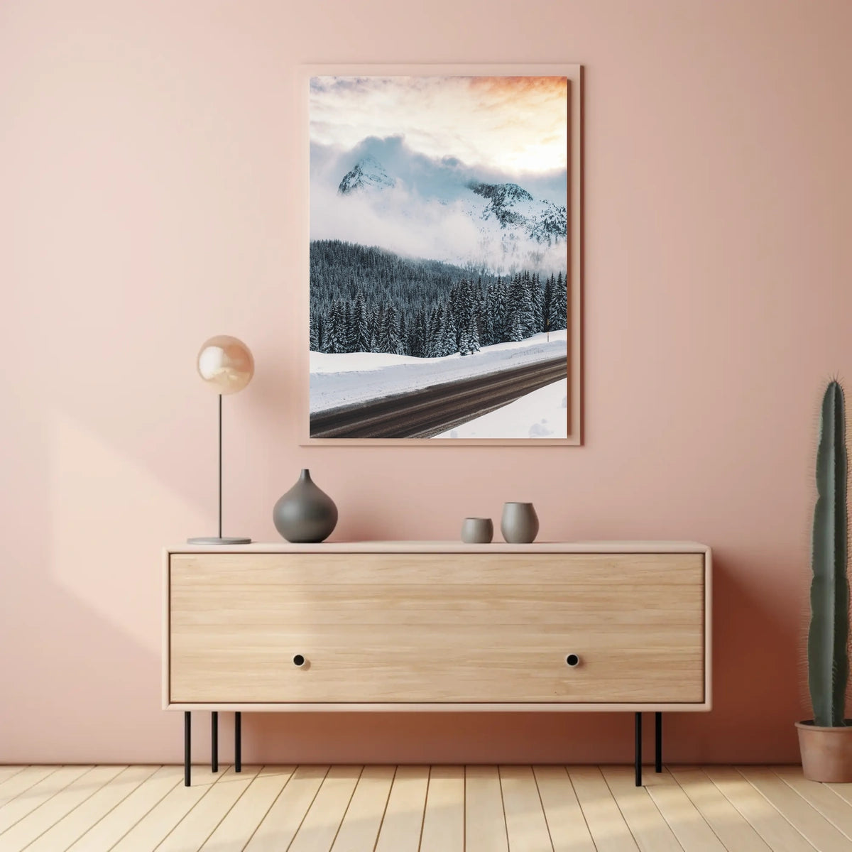 Winter Wonderland Serenity: National Park Poster
