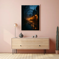 Eerie Carnival Night Poster