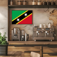 Saint Kitts and Nevis Flag Poster