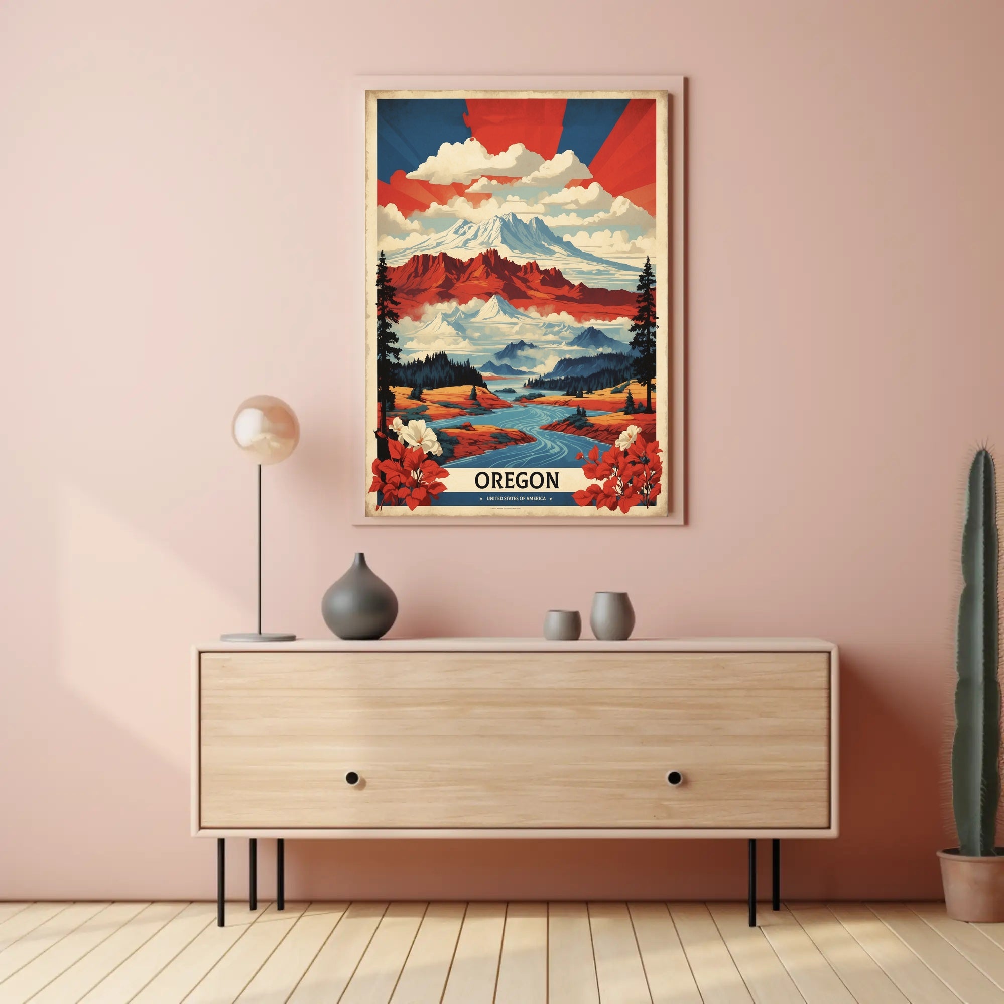 Oregon's Scenic Beauty National Park Poster