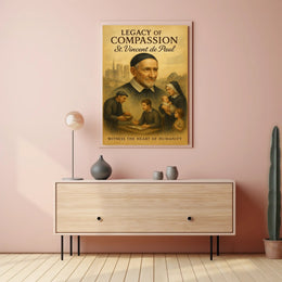 St. Vincent de Paul Compassionate Legacy Historical Poster PosterGoat