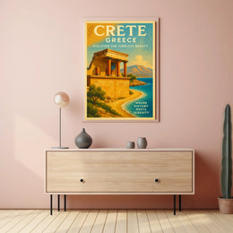 Discover Crete, Greece Poster