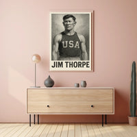 Jim Thorpe Athletic Icon Poster