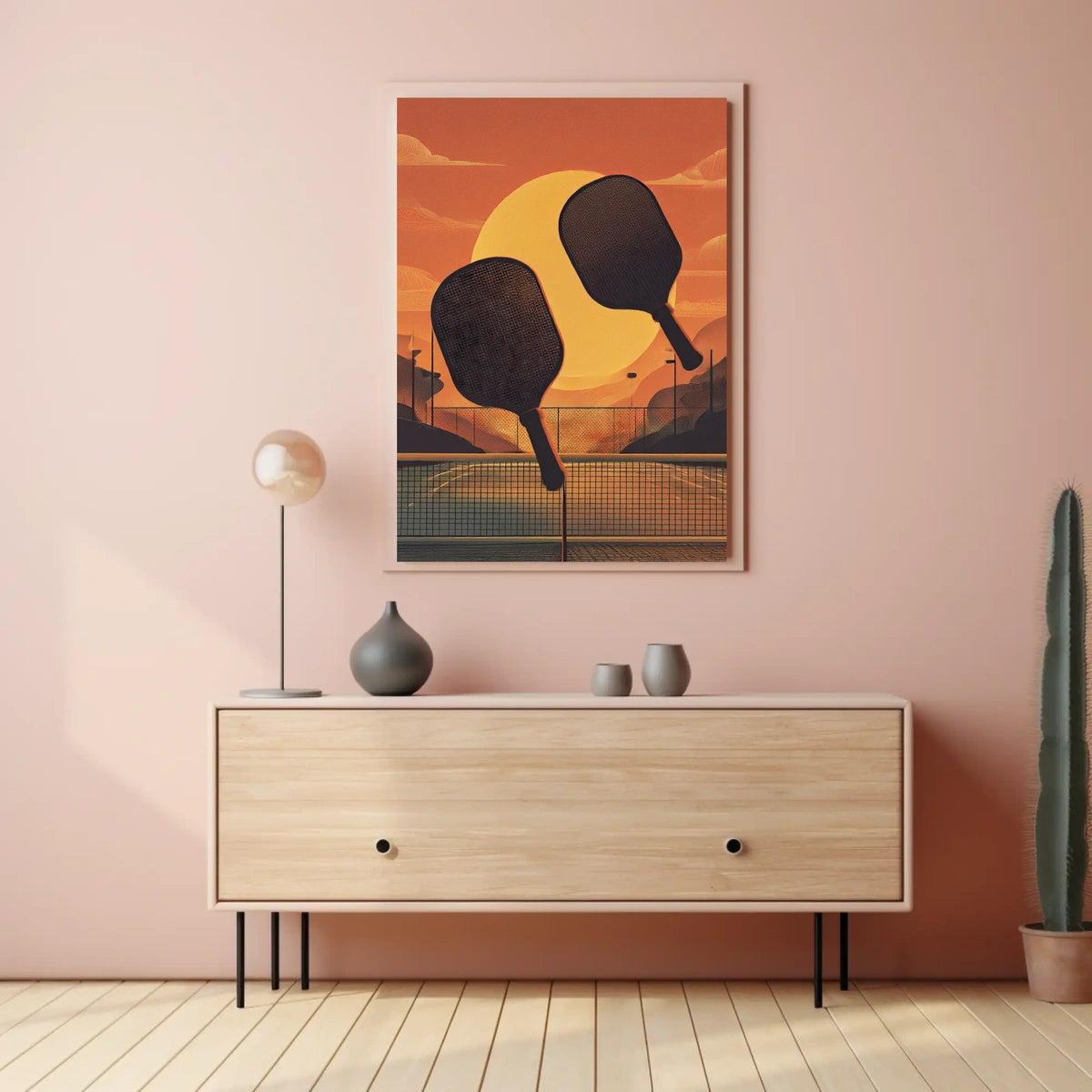 Sunset Paddle Play Poster