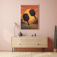 Sunset Paddle Play Poster