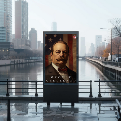 Grover Cleveland 24th President Of The United States Portrait