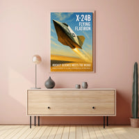 X-24B Flying Flatiron Poster PosterGoat