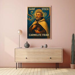 Saint Simon Stock Carmelite Friar Poster
