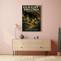 Gila Cliff Dwellings Poster