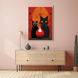 Feline Elegance Poster