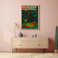 Reindeer Basketball Extravaganza Poster