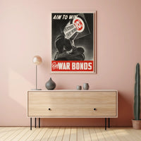 Aim to Win: Buy War Bonds Poster PosterGoat