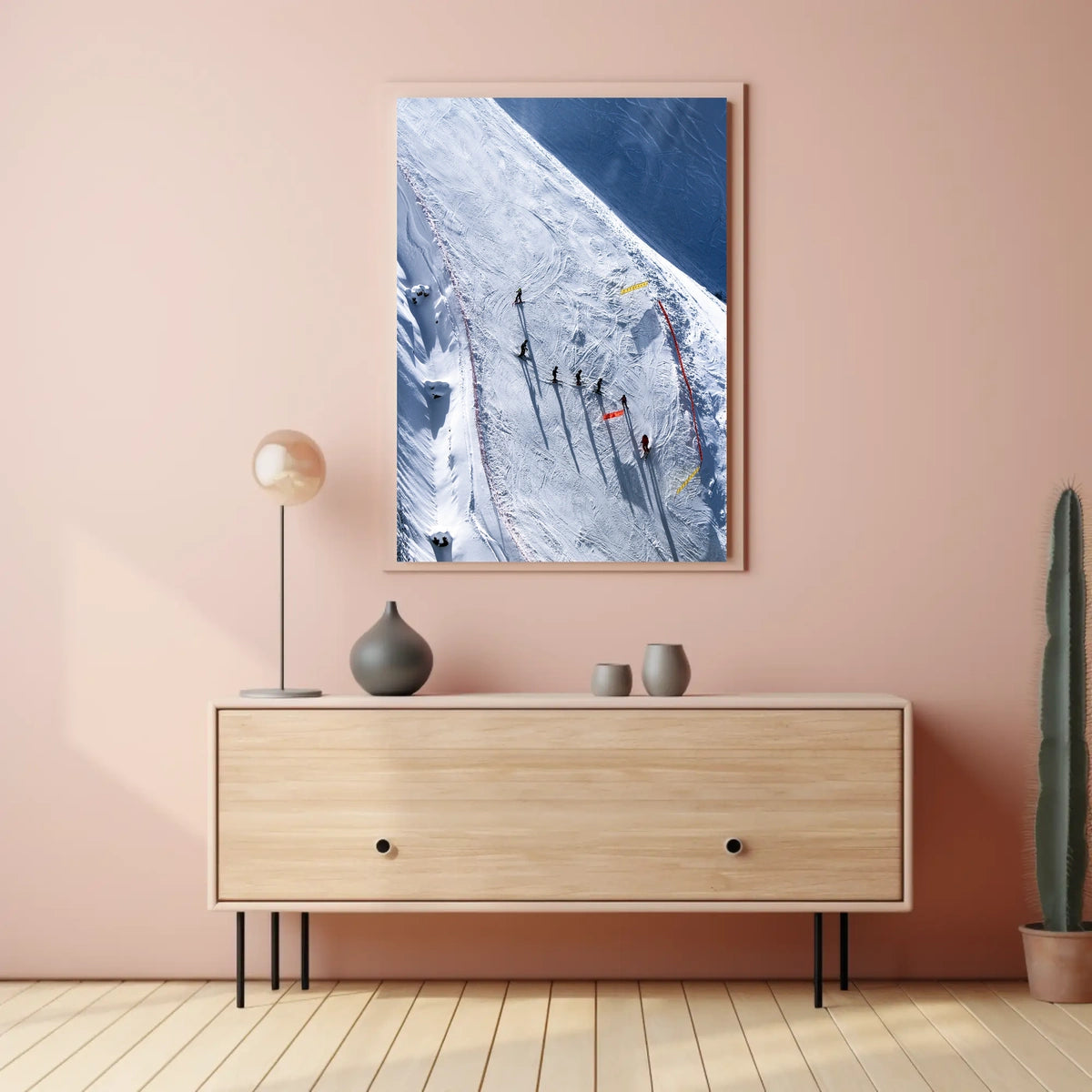 Winter Adventure On The Slopes Poster