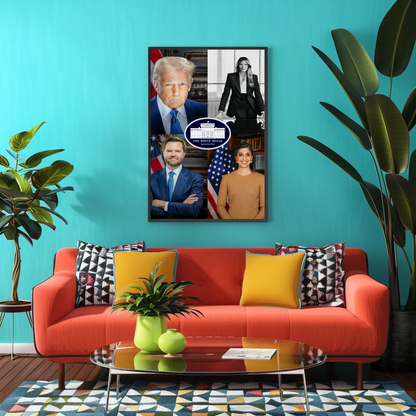 2025 White House Leadership Administration Portraits President Trump