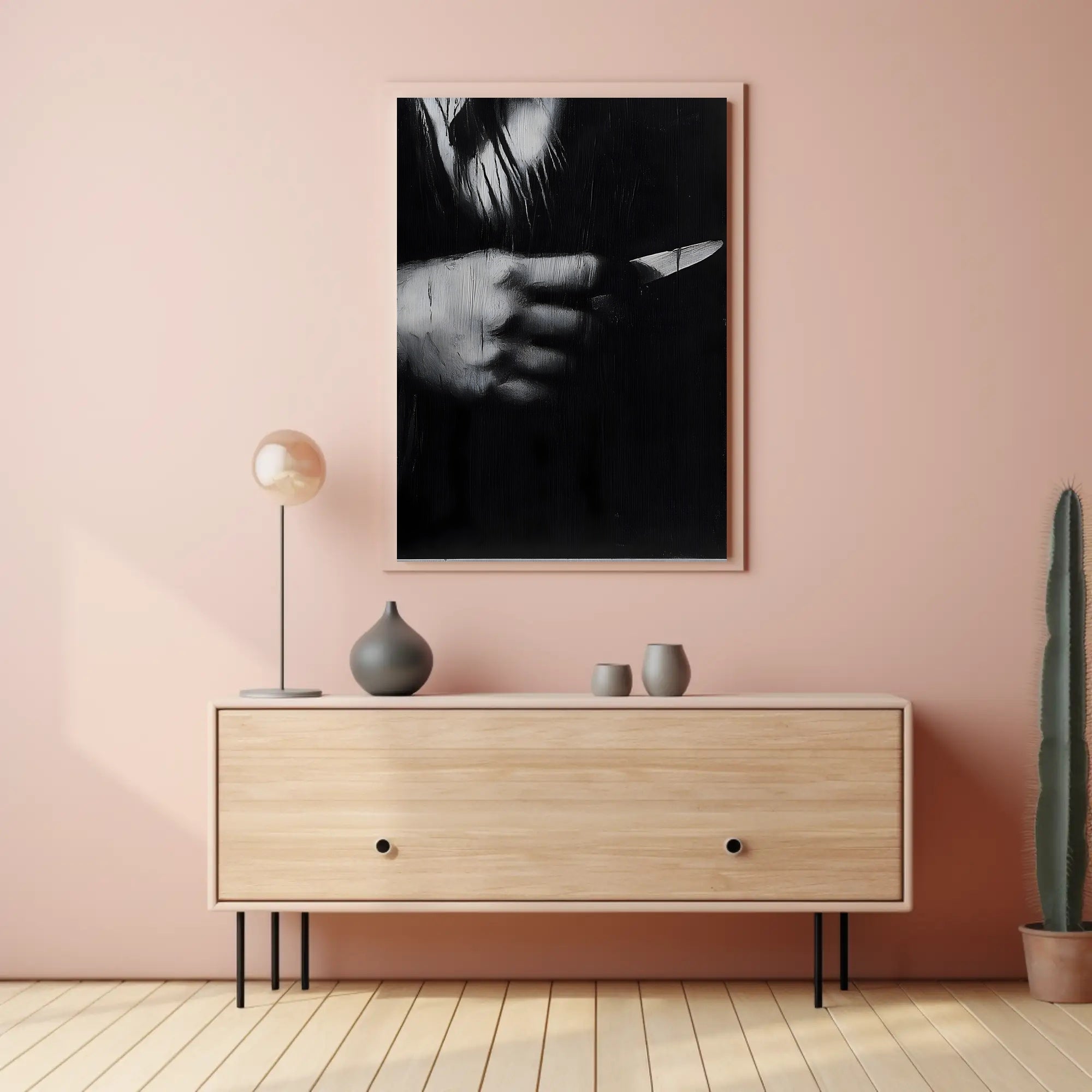 Knife Grip Art Print: Abstract or Artistic Poster PosterGoat
