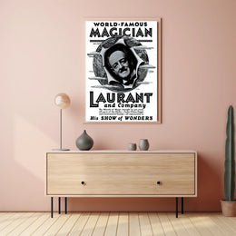 Laurant's Mystical World Tour Vintage Poster - Cultural or Heritage Poster