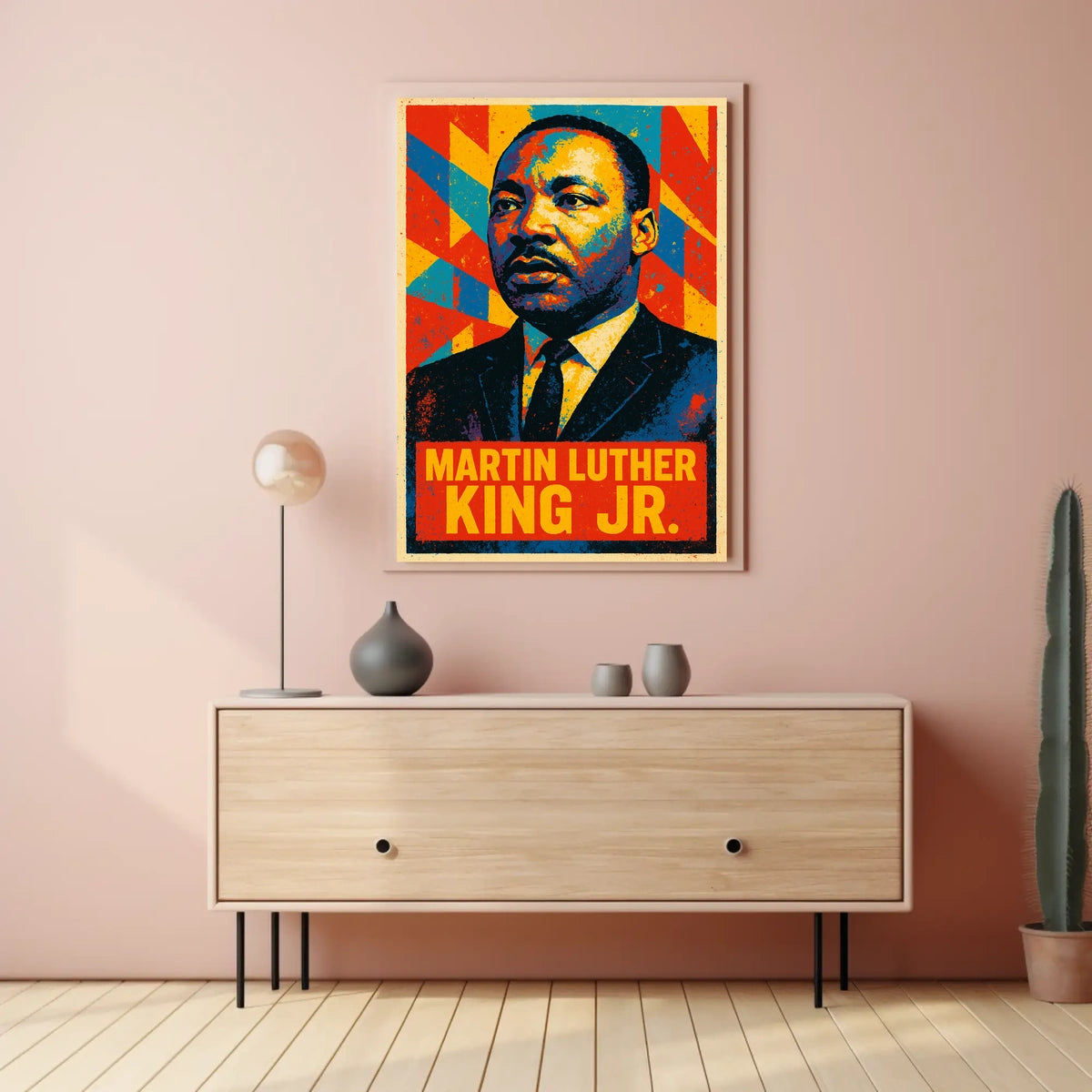 Martin Luther King Jr. Iconic Leader Poster