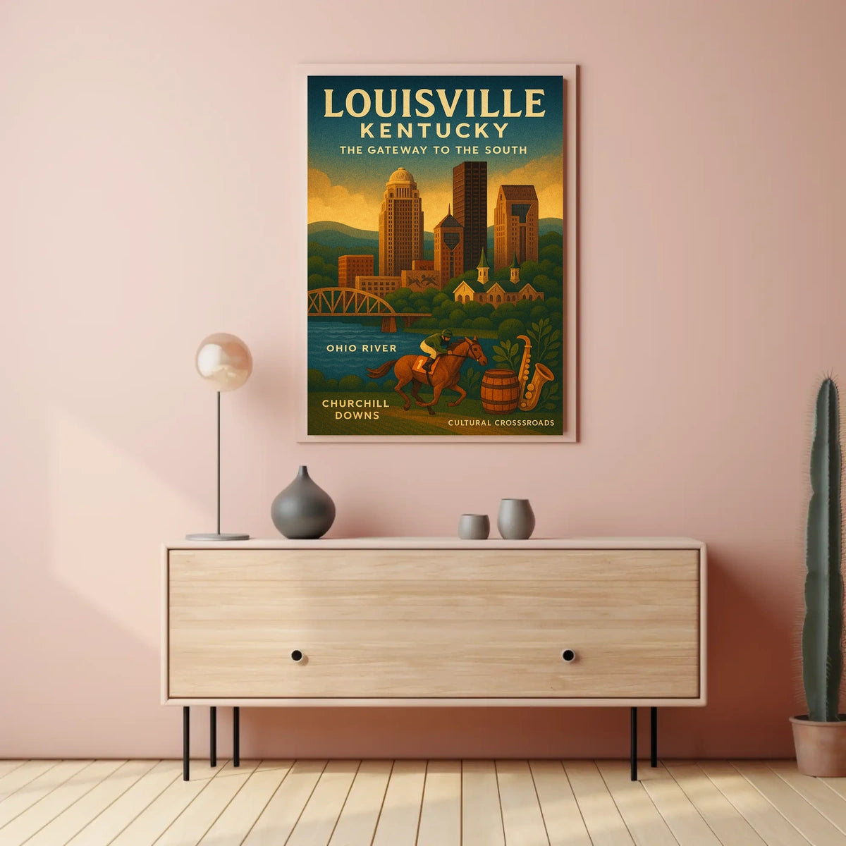 Louisville, Kentucky The Gateway to the South Poster