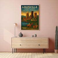 Louisville, Kentucky The Gateway to the South Poster