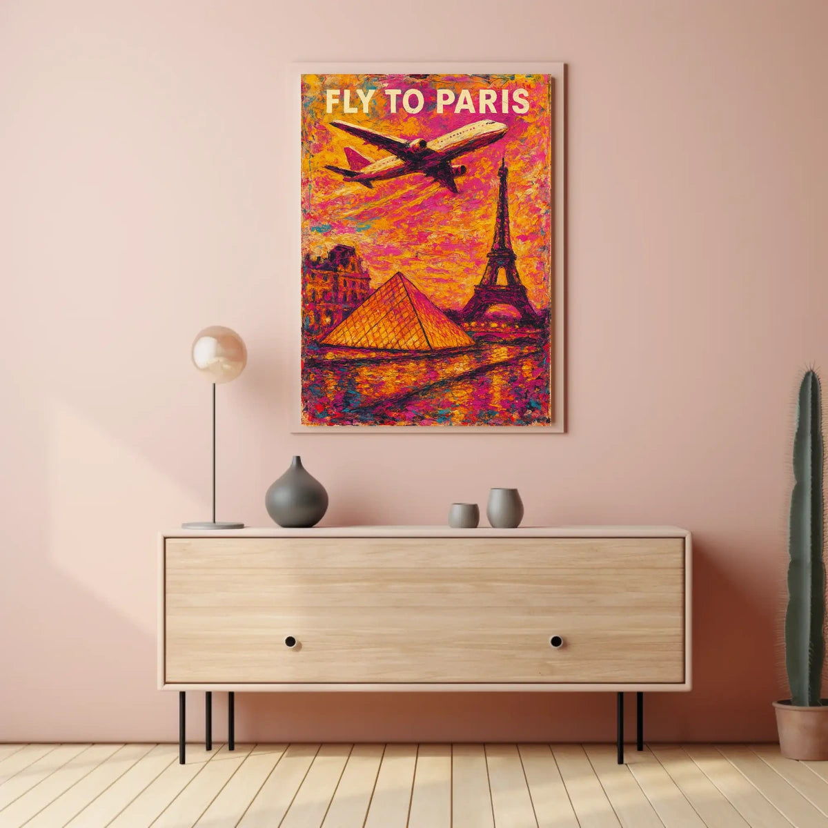 Fly To Paris Poster