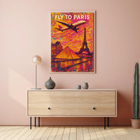 Fly To Paris Poster