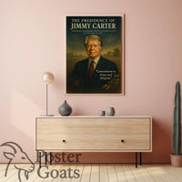 Jimmy Carter Era Vintage Historical or Presidential Poster