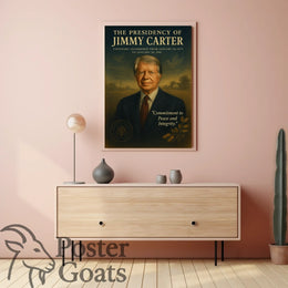 Jimmy Carter Era Vintage Historical or Presidential Poster