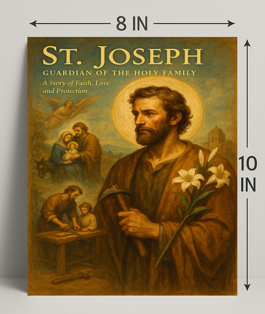 St. Joseph Guardian Of The Holy Family Poster