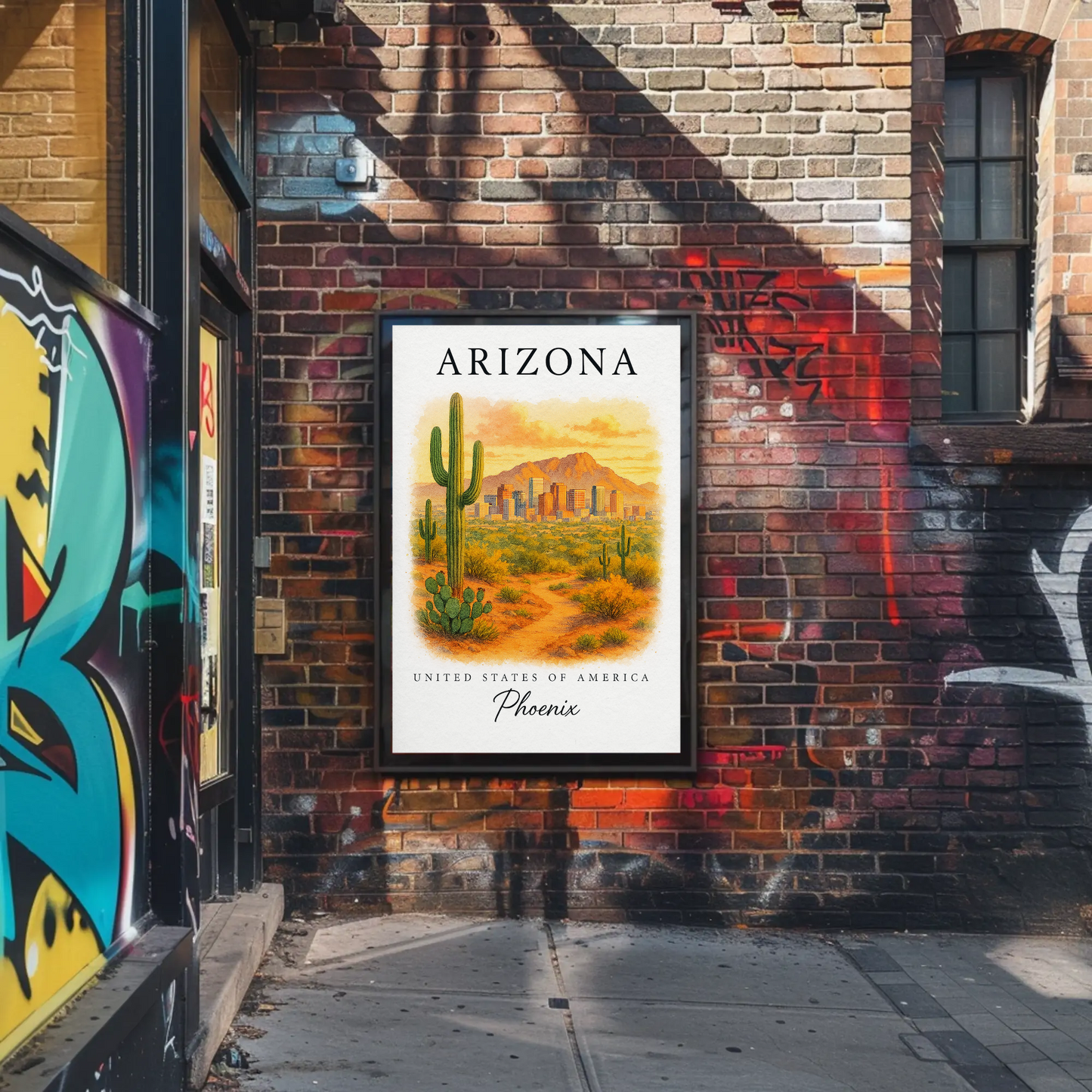 Arizona, Phoenix Signature Series Vintage Travel Poster